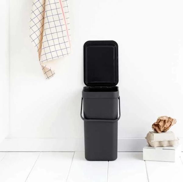 Відро для сміття Brabantia Sort&Go 12 л сірий (109805) 109805 фото