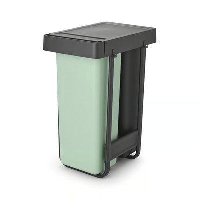 Бак для сміття Brabantia Sort&Go 30 л x 2 шт М'ятно-сірий (232527) 232527 фото
