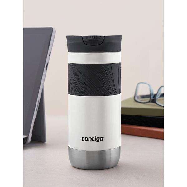 Термокружка Contigo Byron 2.0 Snapseal 470 мл Salt (2213010) 2213010 фото