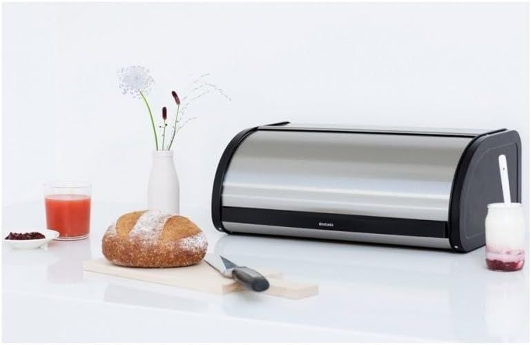 Хлебница Brabantia Roll Top Bread Bin 17,3 х 44,5 х 26,2 см матовая сталь (299445) 299445 фото