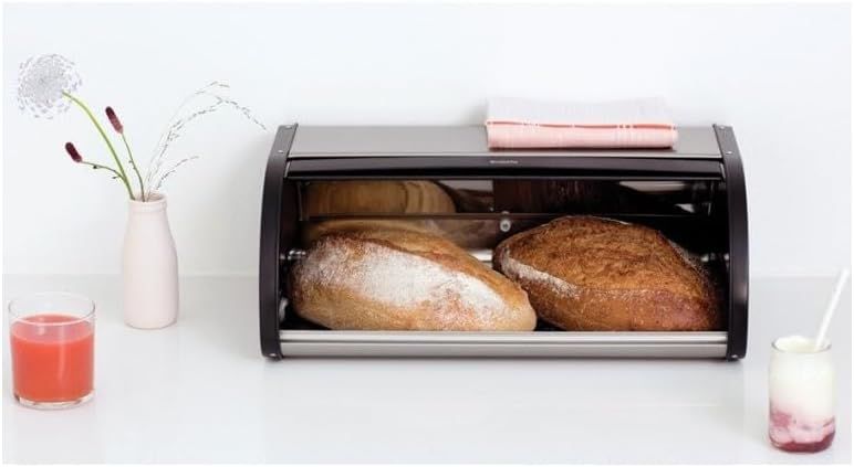 Хлібниця Brabantia Roll Top Bread Bin 17,3 х 44,5 х 26,2 см матова сталь (299445) 299445 фото