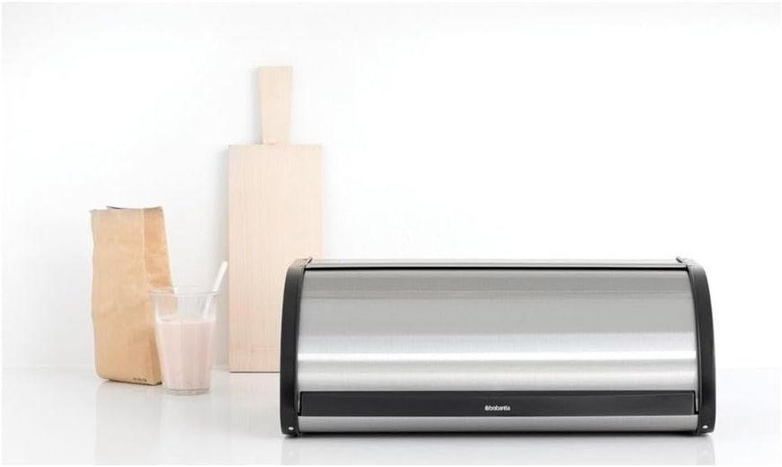 Хлібниця Brabantia Roll Top Bread Bin 17,3 х 44,5 х 26,2 см матова сталь (299445) 299445 фото