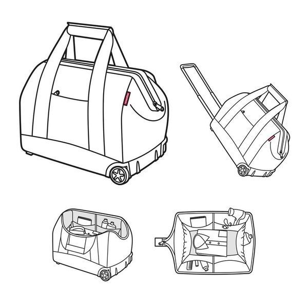 Дорожная сумка-тележка Reisenthel Allrounder Trolley черная (MP7003 ) 03600686 фото