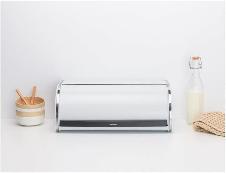 Хлібниця Brabantia Roll Top Bread Bin 17,3 х 44,5 х 26,2 см білий (306020) 306020 фото