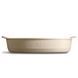 Форма для запекания овальная керамическая Emile Henry Ovenware 41.5х26.5 см бежевый (029054) 029054 фото 2