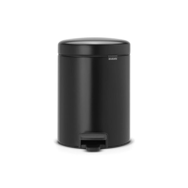 Бак для мусора с педалью Brabantia NewIcon Pedal Bin 5 л черный (112928) 112928 фото