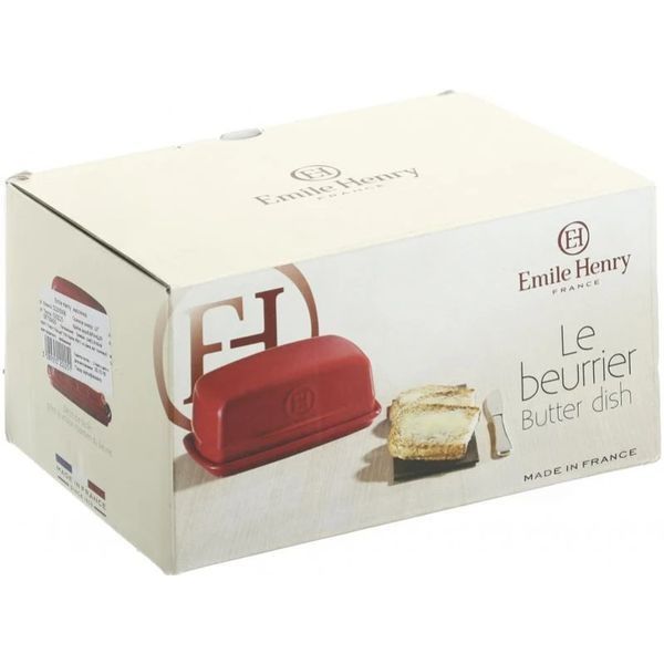 Маслянка керамічна Emile Henry Butter Dish 17 см блакитний (970225) 970225 фото
