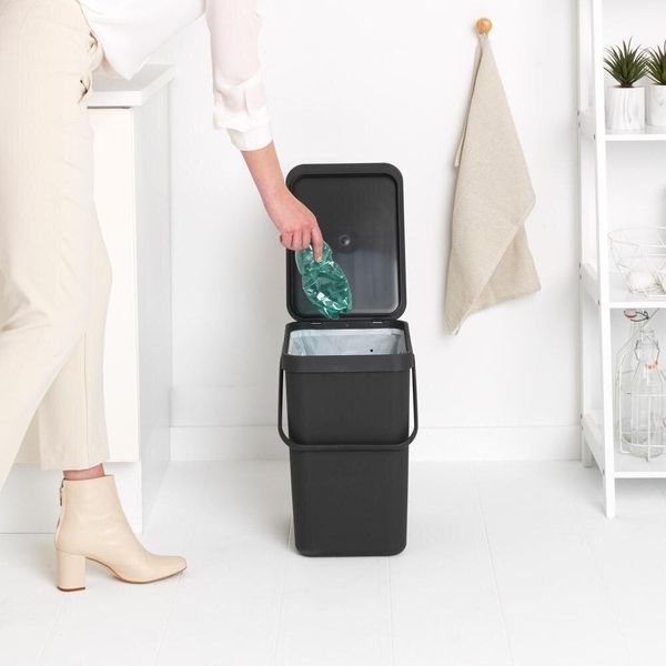 Бак для сміття Brabantia Sort&Go 16 л Grey (109966) 109966 фото