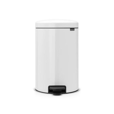 Бак для сміття з педаллю Brabantia NewIcon Pedal Bin 20 л білий (111846) 00800463 фото