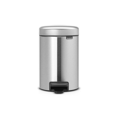 Бак для сміття з педаллю Brabantia NewIcon Pedal Bin 3 л сталевий (113222) 00800481 фото