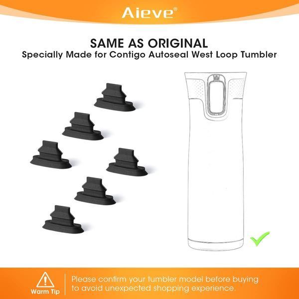 Змінна пробка, гумка для кришки Contigo West Loop 470 ml, 591 ml, 720 ml K9515A01USF фото