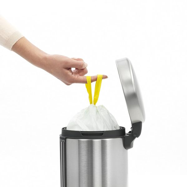 Бак для мусора с педалью Brabantia NewIcon Pedal Bin 3 л стальной (113222) 113222 фото