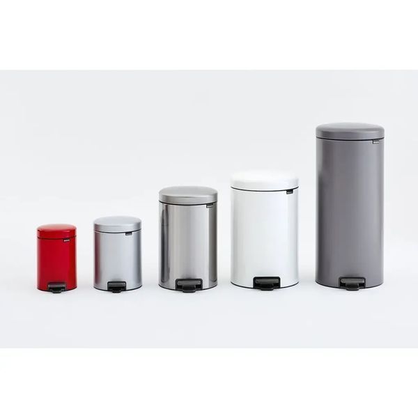 Бак для сміття з педаллю Brabantia NewIcon 3 л сталевий (113222) 113222 фото