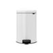 Бак для мусора с педалью Brabantia NewIcon Pedal Bin 20 л белый (111846) 111846 фото 1