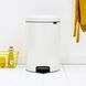 Бак для мусора с педалью Brabantia NewIcon Pedal Bin 20 л белый (111846) 111846 фото 4