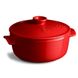 Каструля з кришкою керамічна Emile Henry Cookware 5,3 л червоний (344553) 344553 фото