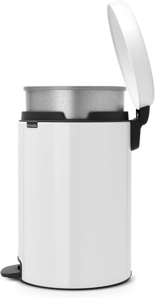 Бак для мусора с педалью Brabantia NewIcon Pedal Bin 12 л белый (111969) 111969 фото