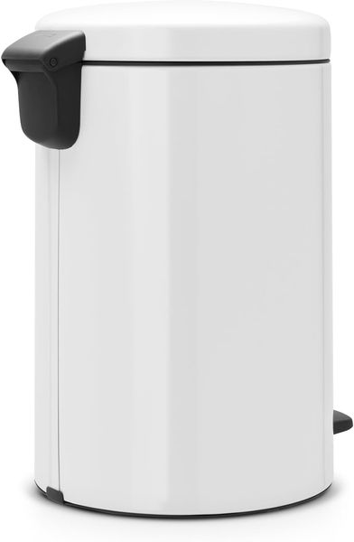 Бак для мусора с педалью Brabantia NewIcon Pedal Bin 12 л белый (111969) 111969 фото