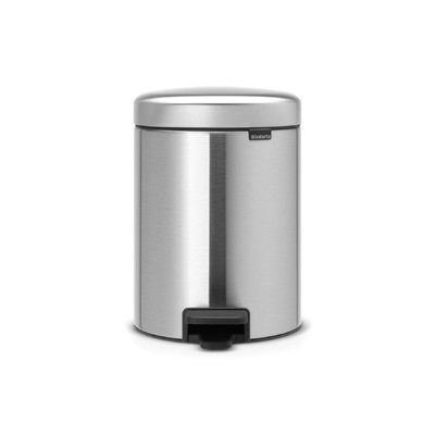 Бак для сміття з педаллю Brabantia NewIcon Pedal Bin 5 л сталевий (112645) 00800485 фото