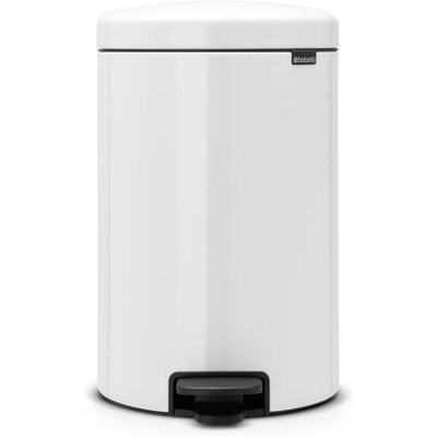 Бак для мусора с педалью Brabantia NewIcon Pedal Bin 12 л белый (111969) 111969 фото