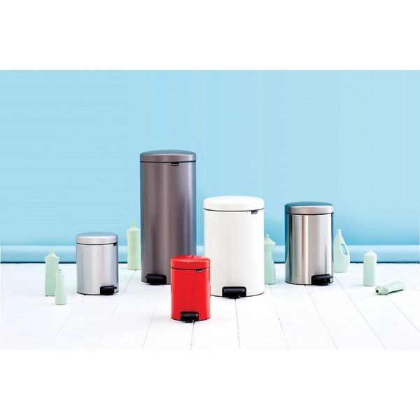 Бак для мусора с педалью Brabantia NewIcon Pedal Bin 5 л стальной (112645) 112645 фото