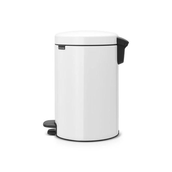 Бак для мусора с педалью Brabantia NewIcon Pedal Bin 12 л белый (111969) 111969 фото