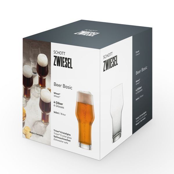 Набір келихів для пива Schott Zwiesel Beer Basic Craft 543 мл х 4 шт (123649) 06700590 фото