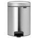 Бак для мусора с педалью Brabantia NewIcon Pedal Bin 5 л стальной (112645) 112645 фото 1
