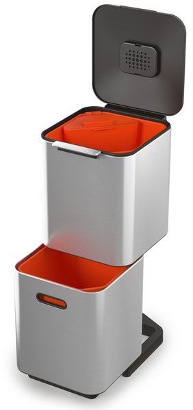 Контейнер для сміття 40 л. Joseph Joseph Totem Stainless Steel (30063) 01000847 фото