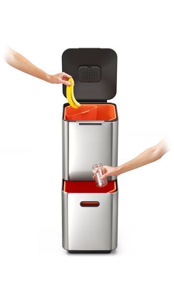Контейнер для сміття 40 л. Joseph Joseph Totem Stainless Steel (30063) 01000847 фото