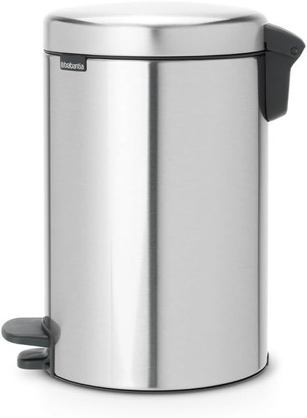 Бак для мусора с педалью Brabantia NewIcon Pedal Bin 12 л стальной (113604) 113604 фото