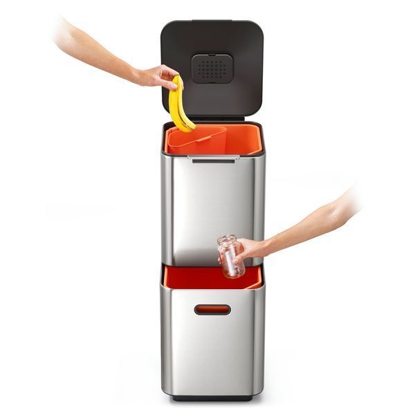 Контейнер для сміття 40 л. Joseph Joseph Totem Stainless Steel (30063) 01000847 фото