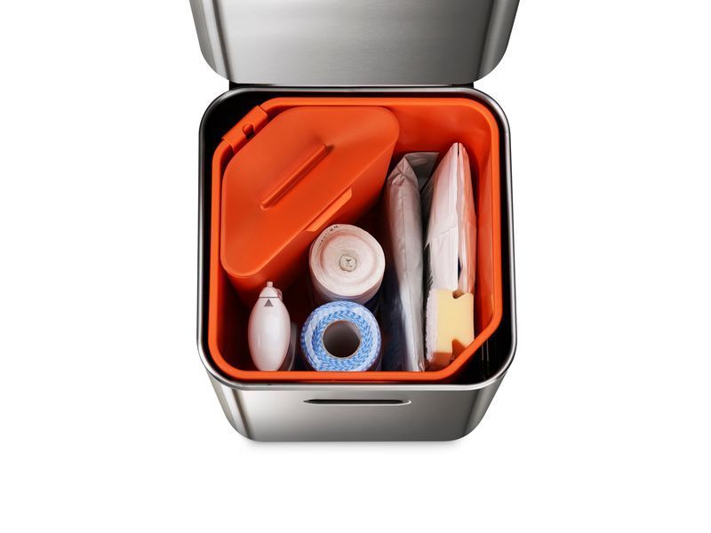 Контейнер для сміття 40 л. Joseph Joseph Totem Stainless Steel (30063) 01000847 фото