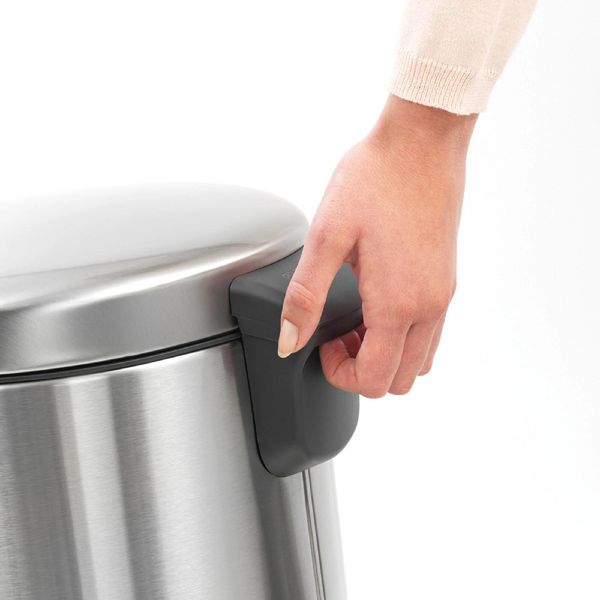 Бак для мусора с педалью Brabantia NewIcon Pedal Bin 20 л стальной (111907) 111907 фото