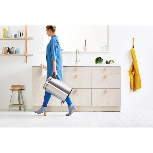 Бак для сміття з педаллю Brabantia NewIcon Pedal Bin 20 л сталевий (111907) 111907 фото