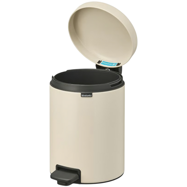 Бак для сміття з педаллю Brabantia NewIcon Pedal Bin 5 л світло-бежевий (149900) 149900 фото