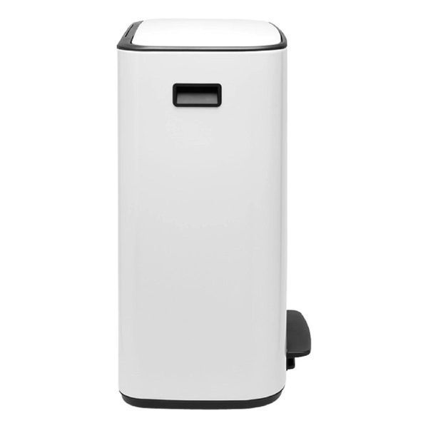 Бак для сміття двосекційний Brabantia 2х30 л білий (211447) 211447 фото