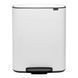 Бак для сміття двосекційний Brabantia 2х30 л білий (211447) 211447 фото 1