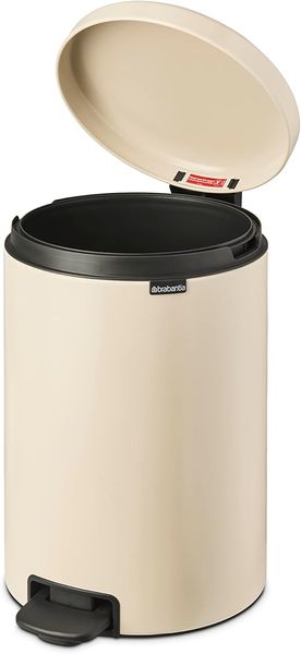 Бак для сміття з педаллю Brabantia NewIcon Pedal Bin 20 л бежевий (149948) 00801135 фото