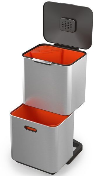Контейнер для сміття 60 л. Joseph Joseph Totem Stainless Steel (30060) 01000844 фото