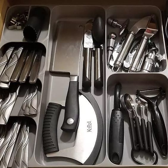 Лоток для столовых приборов Joseph Joseph DrawerStore Grey (85127) 01000651 фото