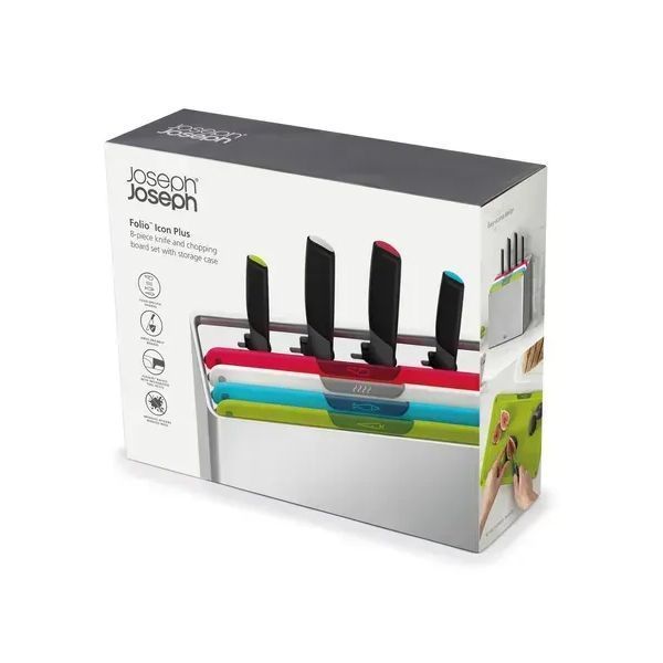 Набір дощок із ножами Joseph Joseph Folio Plus Multicolour 8 предметів (60227) 01001129 фото