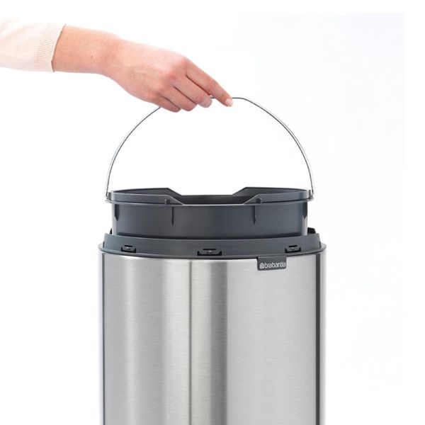 Бак для мусора Brabantia Touch Bin 30 л стальной матовый (115462) 115462 фото