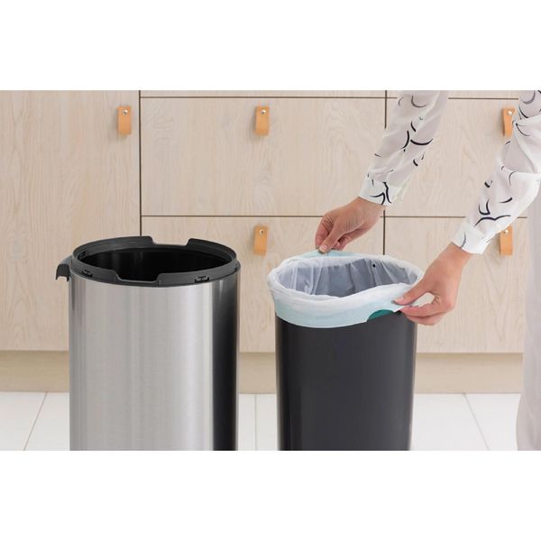 Бак для мусора Brabantia Touch Bin 30 л стальной матовый (115462) 115462 фото