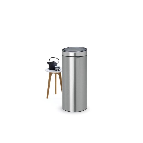 Бак для сміття Brabantia Touch Bin 30 л сталевий матовий (115462) 115462 фото