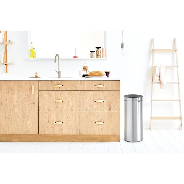 Бак для мусора Brabantia Touch Bin 30 л стальной матовый (115462) 115462 фото