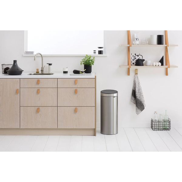 Бак для мусора Brabantia Touch Bin 30 л стальной матовый (115462) 115462 фото