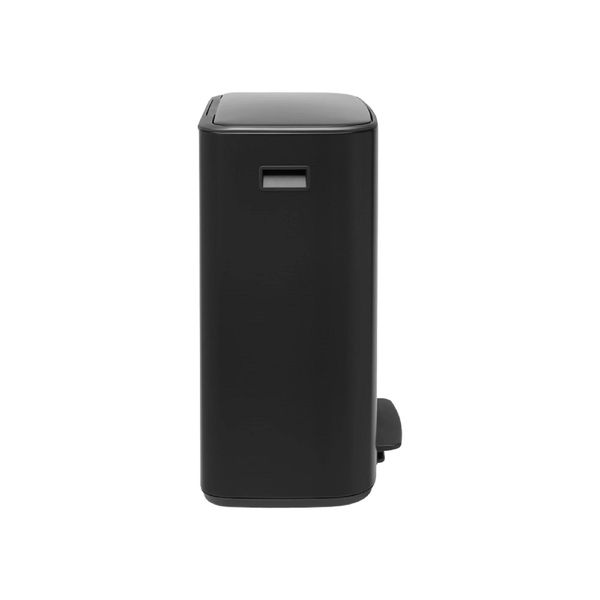 Бак для мусора с педалью двухсекционный 2х30 л Brabantia Bo Pedal Bin черный (211508) 211508 фото