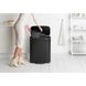 Бак для мусора с педалью двухсекционный 2х30 л Brabantia Bo Pedal Bin черный (211508) 211508 фото 8