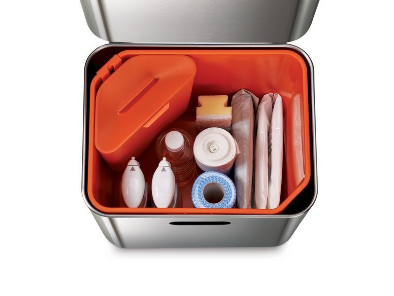 Контейнер для сміття 60 л. Joseph Joseph Totem Stainless Steel (30060) 01000844 фото